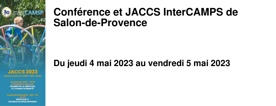 Conf�rence et JACCS InterCAMPS de Salon-de-Provence