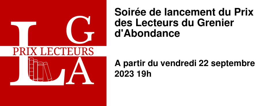 Soir�e de lancement du Prix des Lecteurs du Grenier d'Abondance
