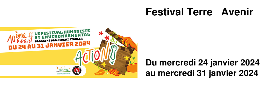 Festival Terre & Avenir