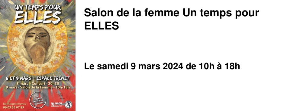 Salon de la femme Un temps pour ELLES