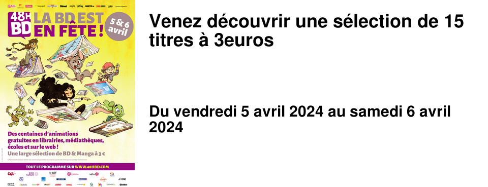 Venez d�couvrir une s�lection de 15 titres � 3euros