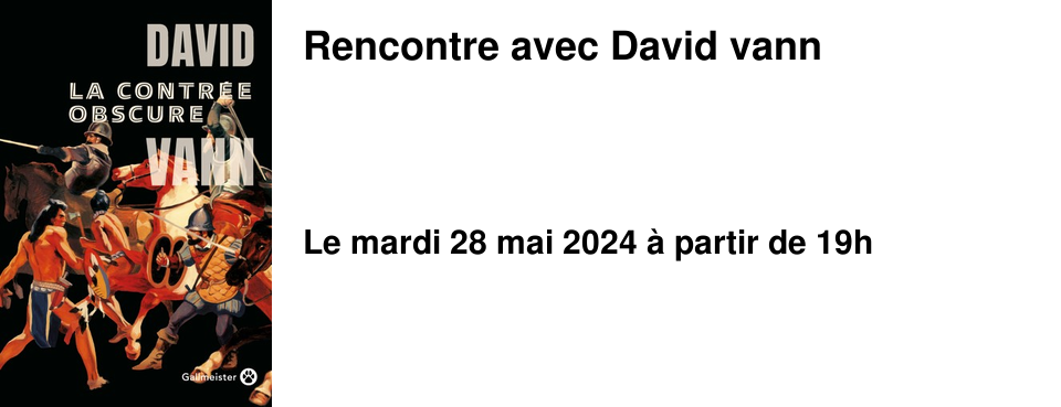 Rencontre avec David vann
