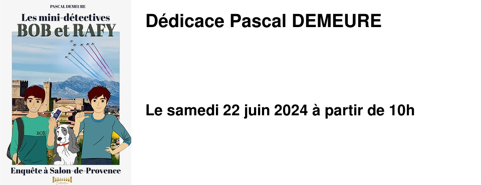D�dicace Pascal DEMEURE